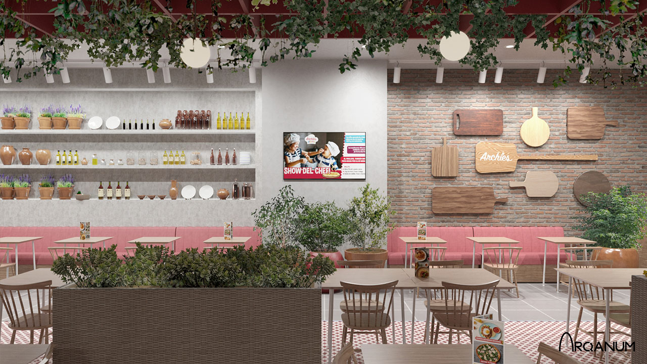 Archies restuarants, canteen